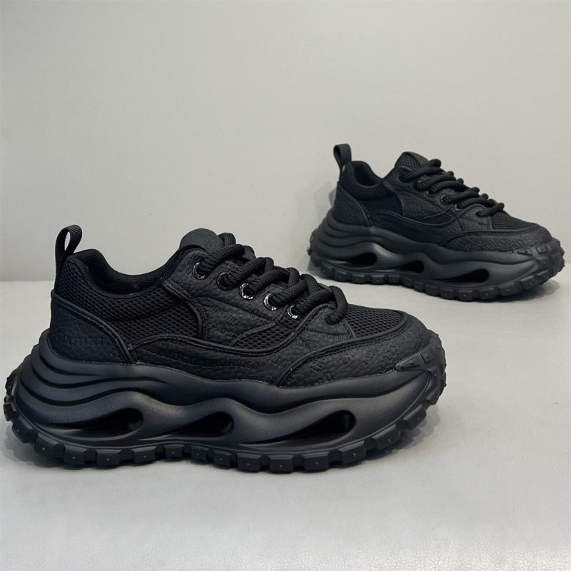 Hommes Hollow Out Platform Hauteur croissant Sneakers