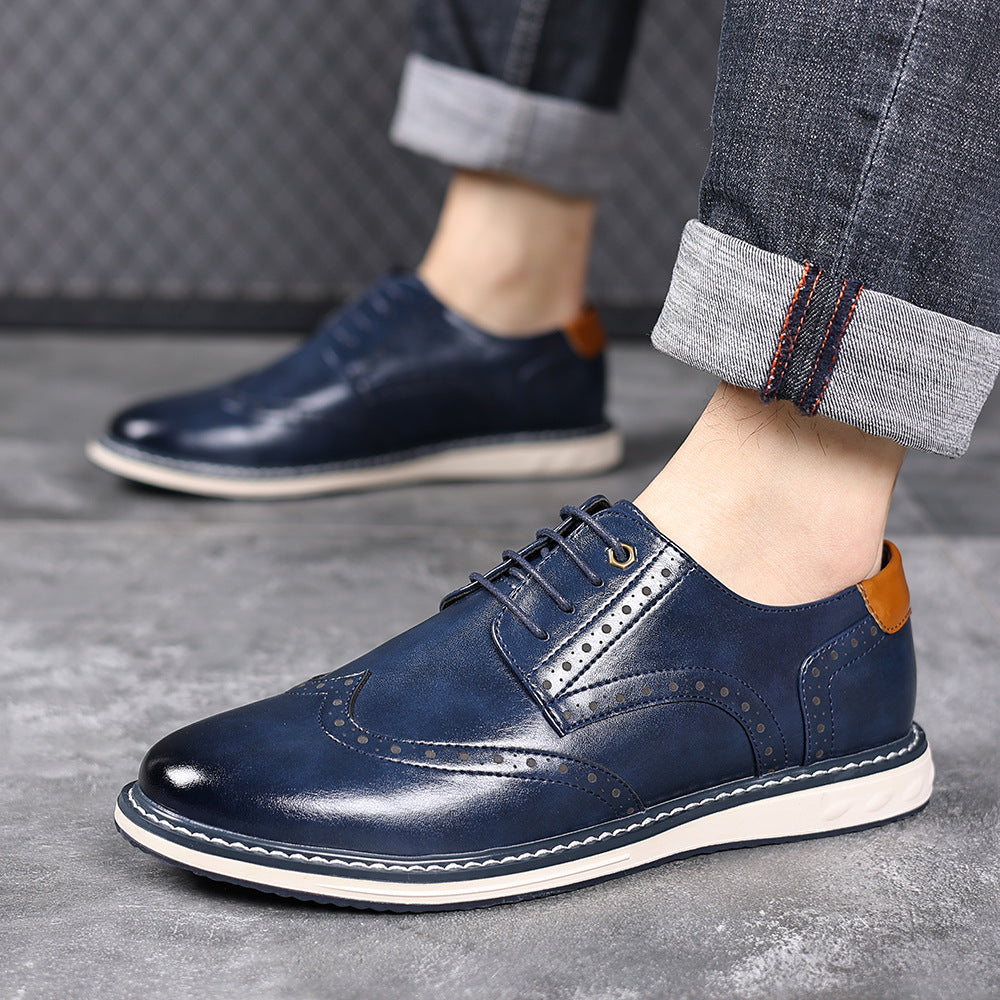 Chaussures en cuir casual pour hommes britanniques