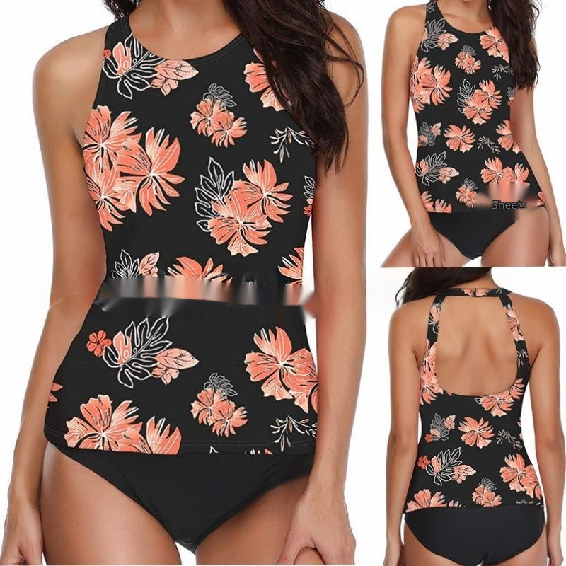 Femmes Sexy Bikini taille haute maillot de bain