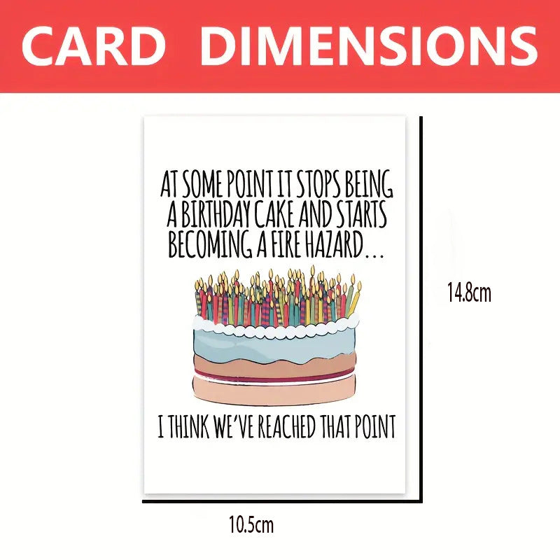 Fun anniversaire Cartes d'anniversaire créatives pour les amis parents hommes et femmes