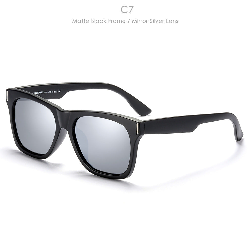 Lunettes de soleil polaires carrées classiques Unisexe