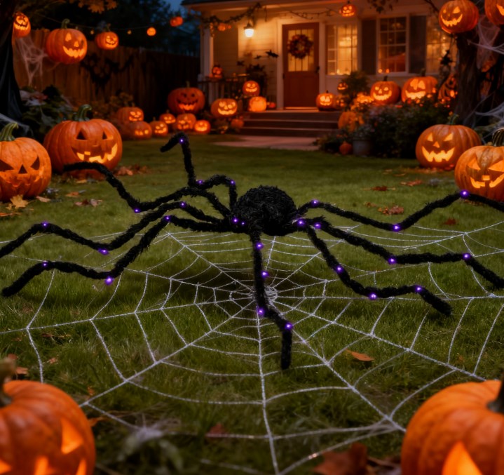 Décor de la cour d'Halloween