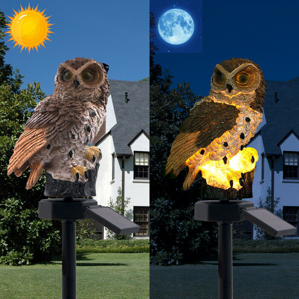 Solar résine Eagle pelouse lampe extérieure jardin Villa décoration lampe de paysage