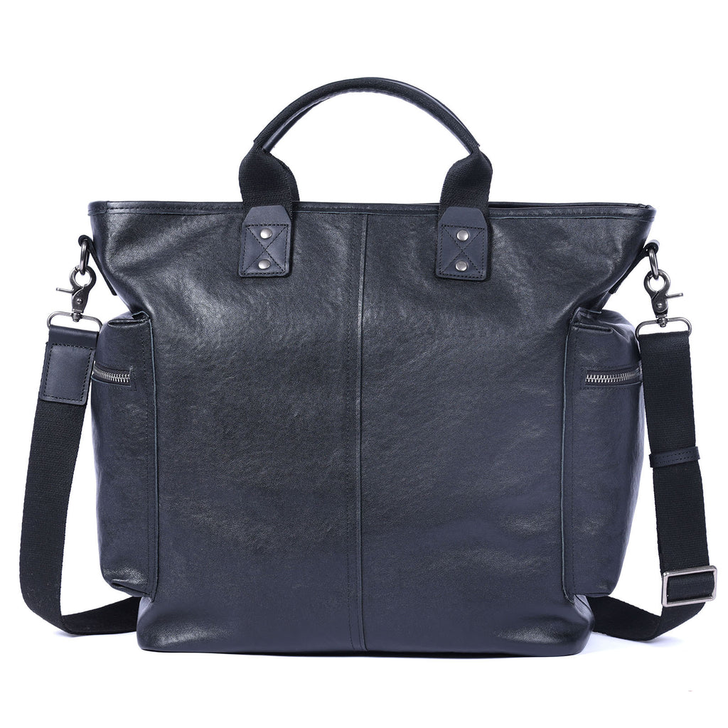 Épaule et sac de corps en cuir pleine fleur pour hommes