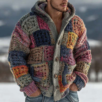 FallWinter Veste zippée à manches longues à capuche à manches longues, européenne et style américain