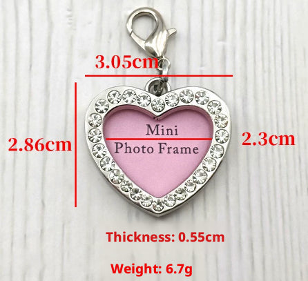 Étiquette de bricolage pour animaux de compagnie Heart Heart-Zinc Alliage-1