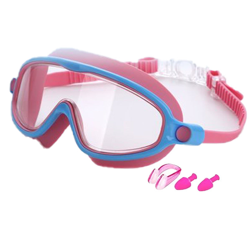 Anti-fog swimming goggles for boys and girls