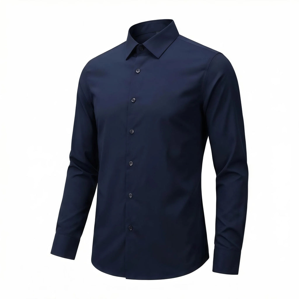 Jiana Amazon Bestseller Plus Taille Stretch sans ride chemise pour homme