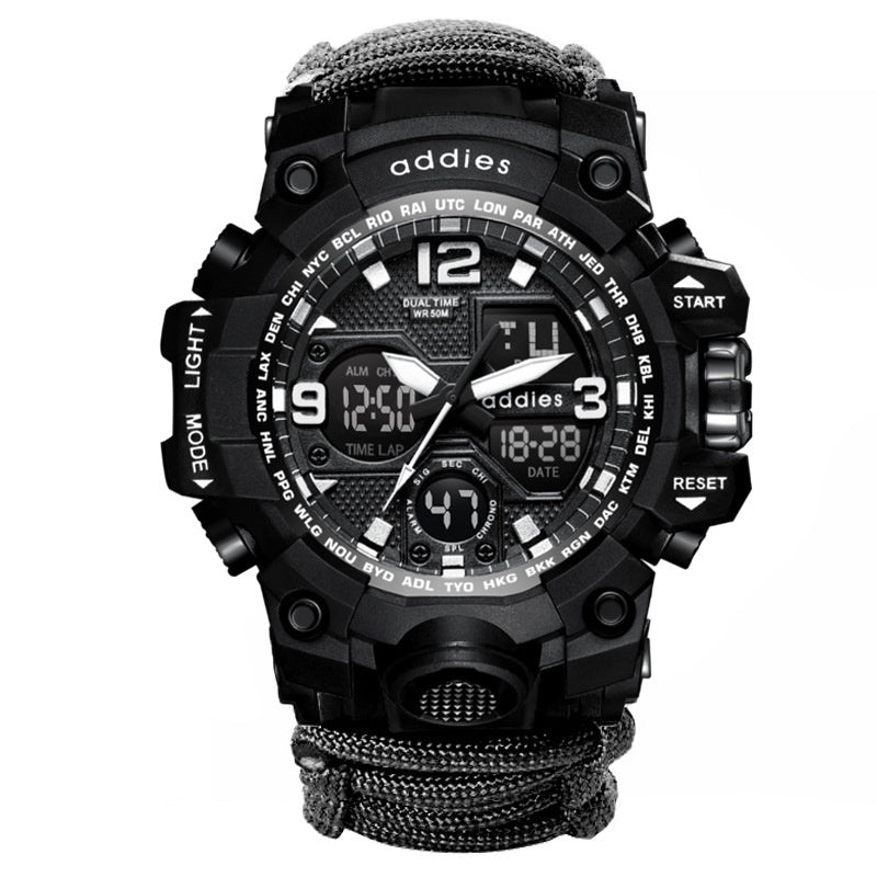 Multifonctionnel Sports Watch Outdoor Mountainering Tactical Homme Waterproof