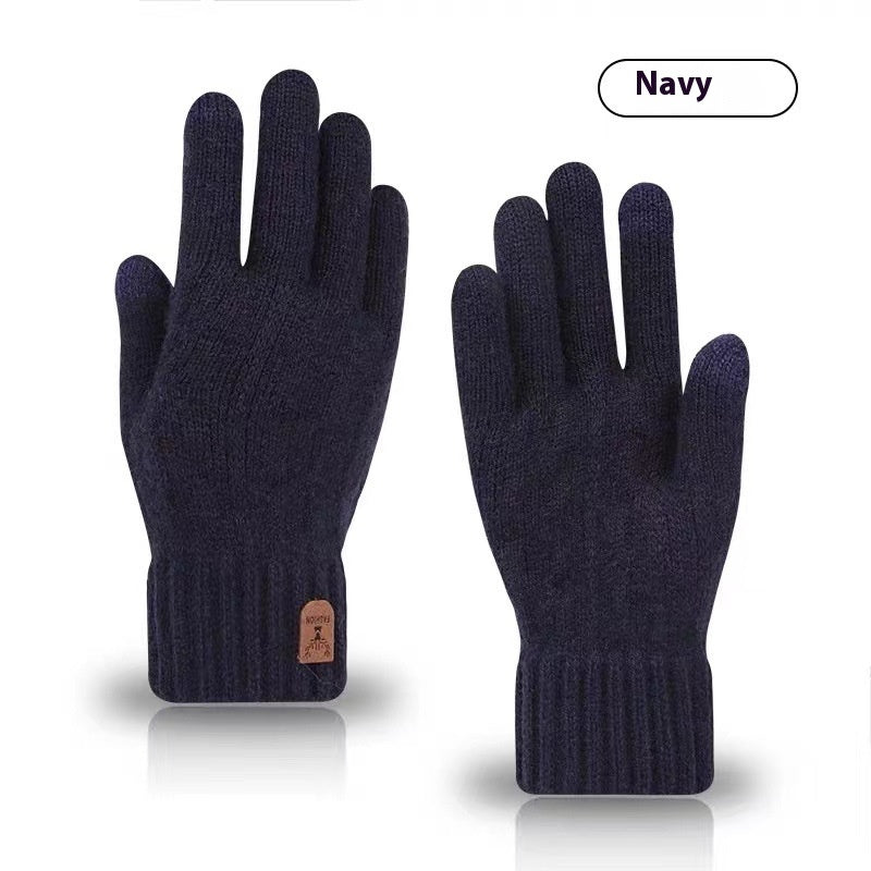 Conduite et équitation Gants tricotés Woolen à l'épreuve du froid