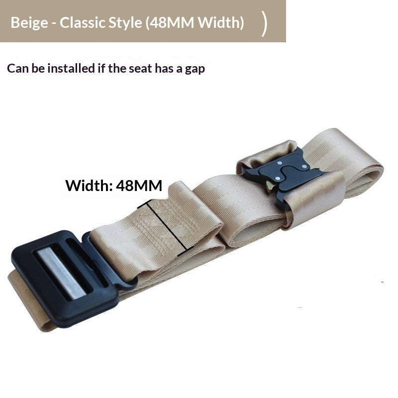 Ceinture antichoc fixe réglable en voiture