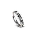 Bague réglable de mode de luxe pour hommes et femmes