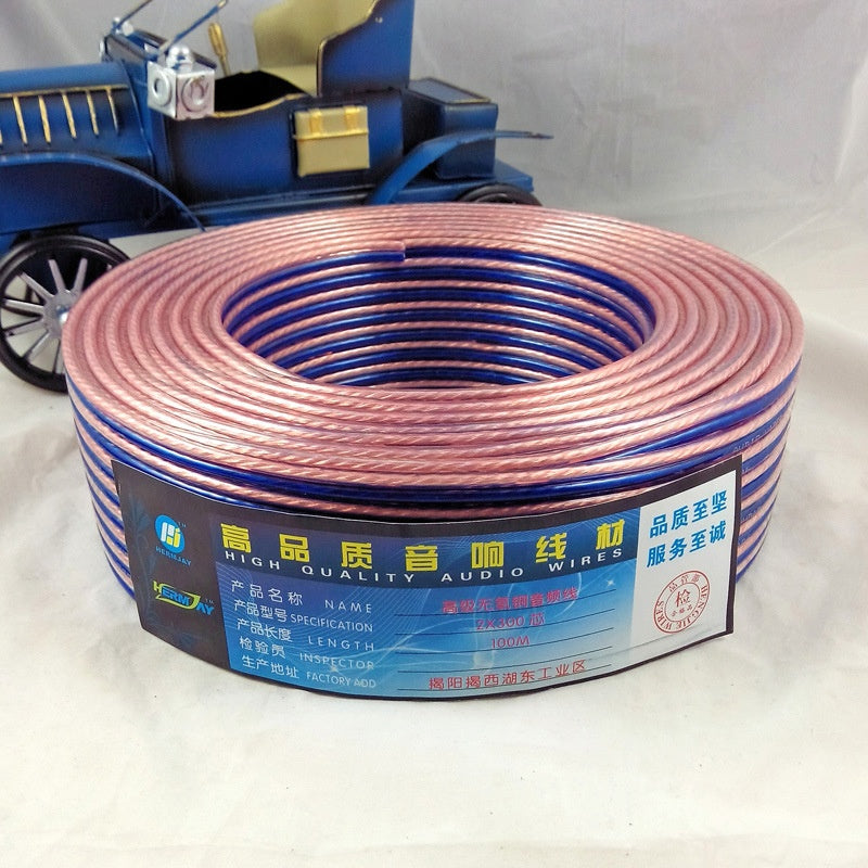 300 Core Blue et White Horn fil Audio Horn câble haut-parleur