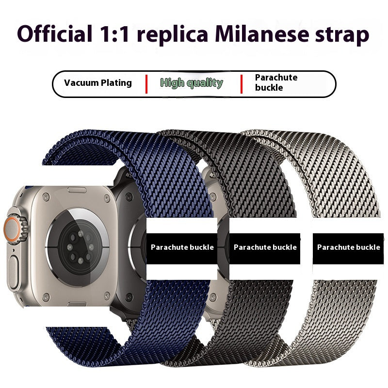 Bracelet de ceinture en acier parachute