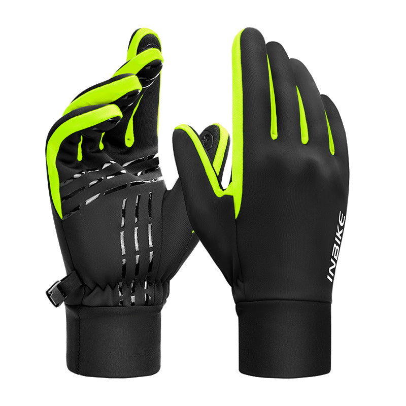 Gants de vélo avec doublure en polaire