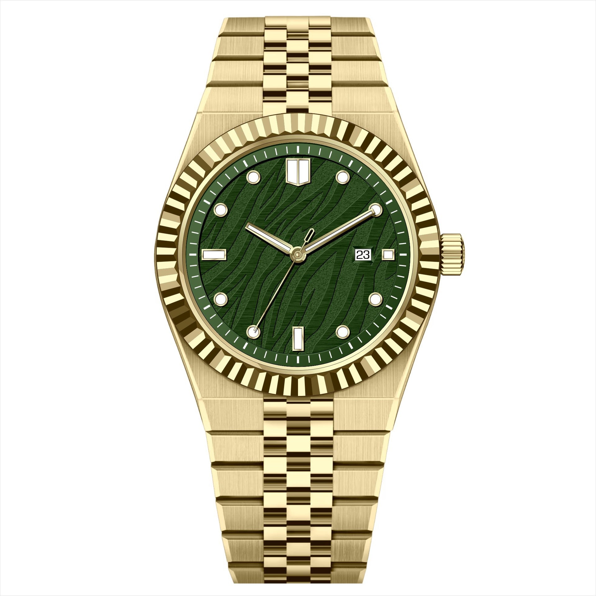 Montre Quartz pour hommes en acier haut de gamme