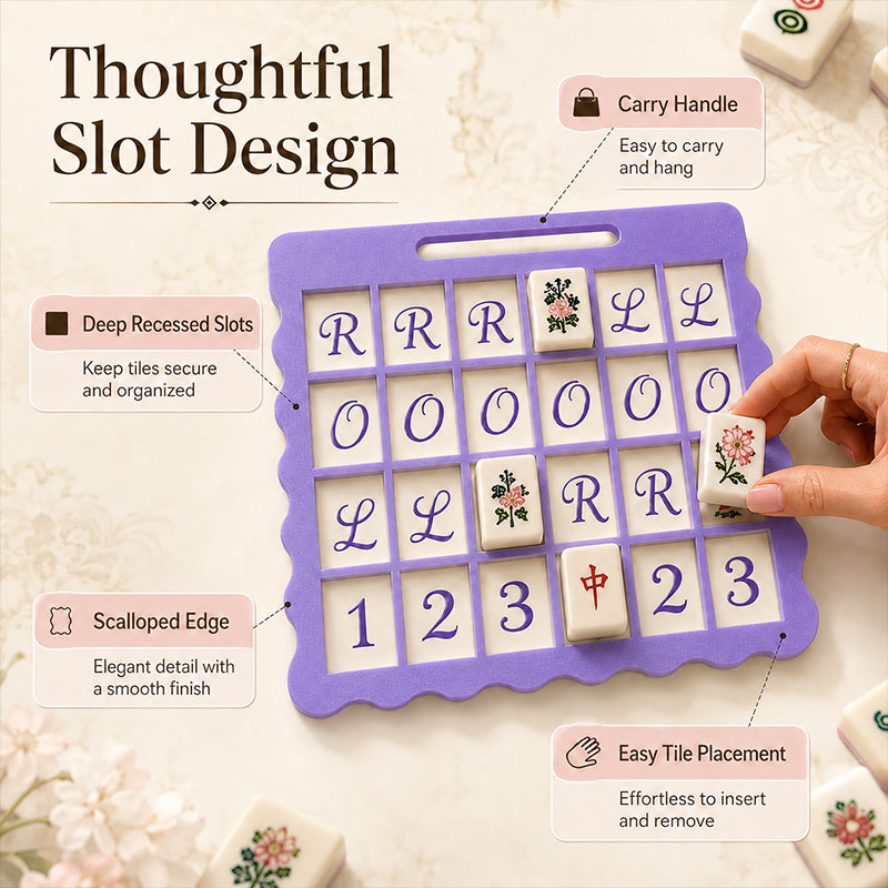 1PC Mahjong Tile Placement Board