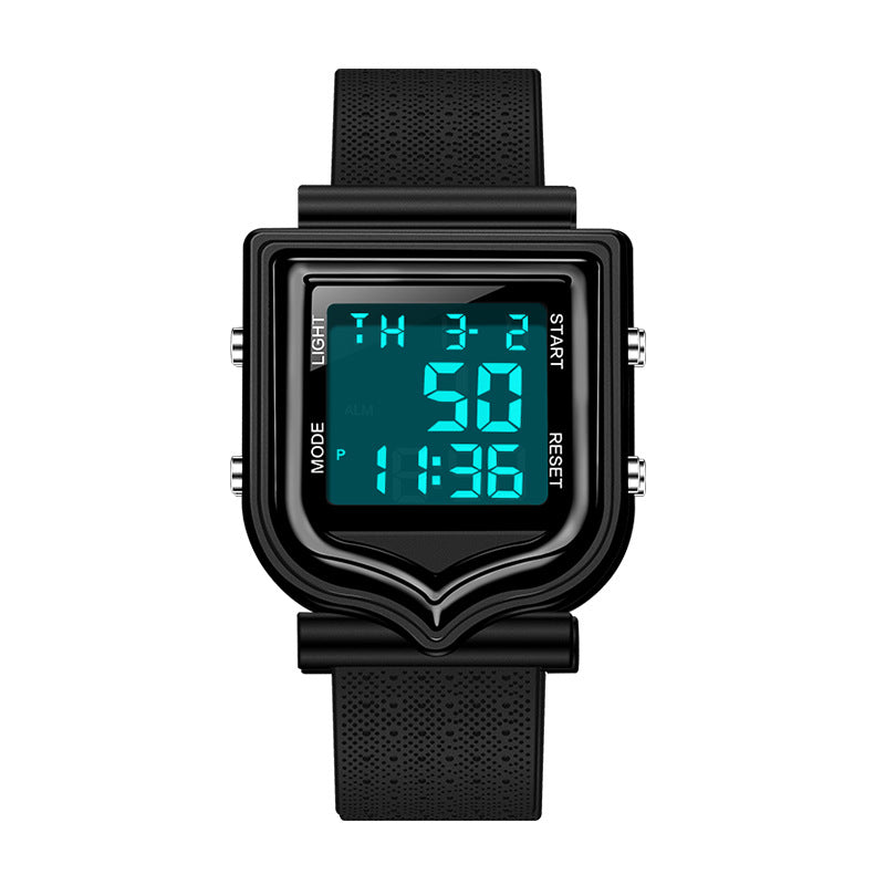 Montre de sport de plein air carré mode