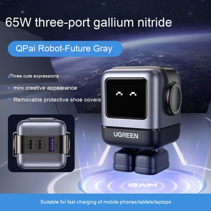 Chargeur Nitride Gallium 65W pour ordinateur portable