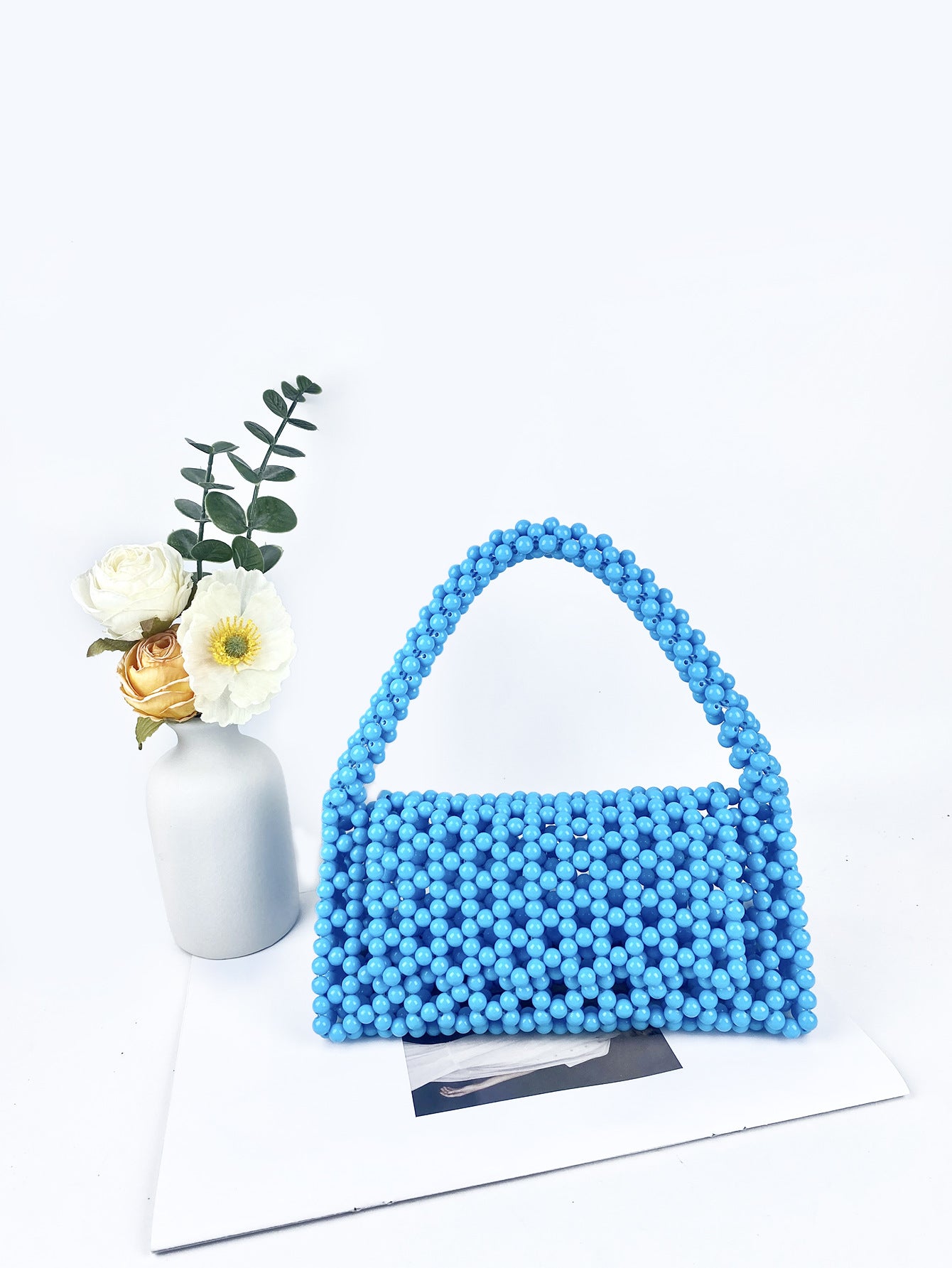 Sac à main en perles de couleur candy pour femmes