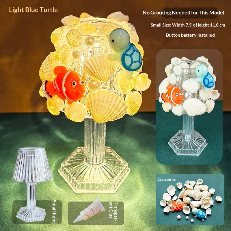 Matériau de bricolage de petite lampe de table fait main