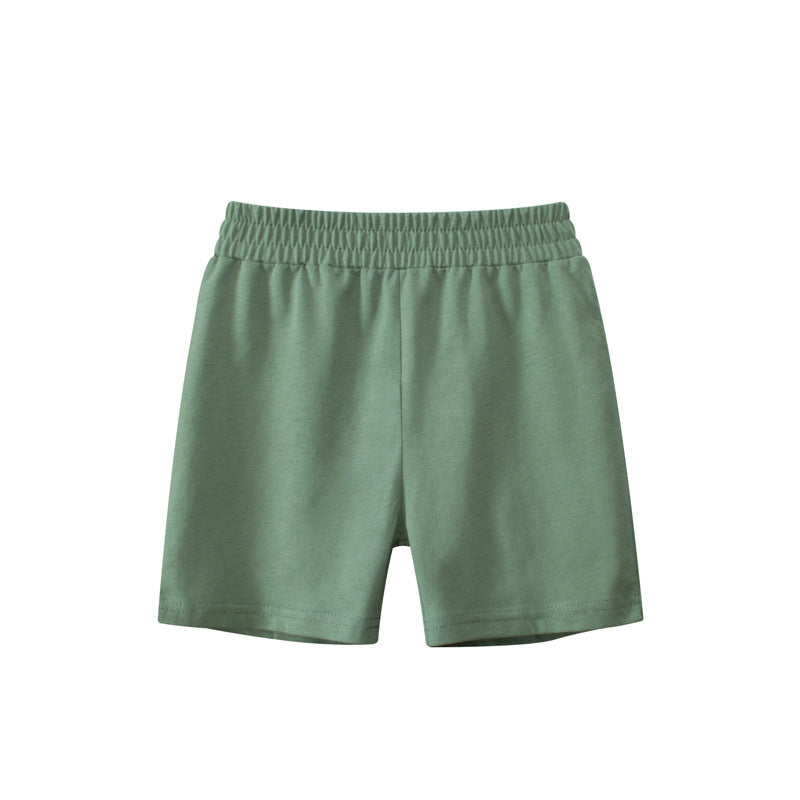 Short Capri pour enfants de couleur solide