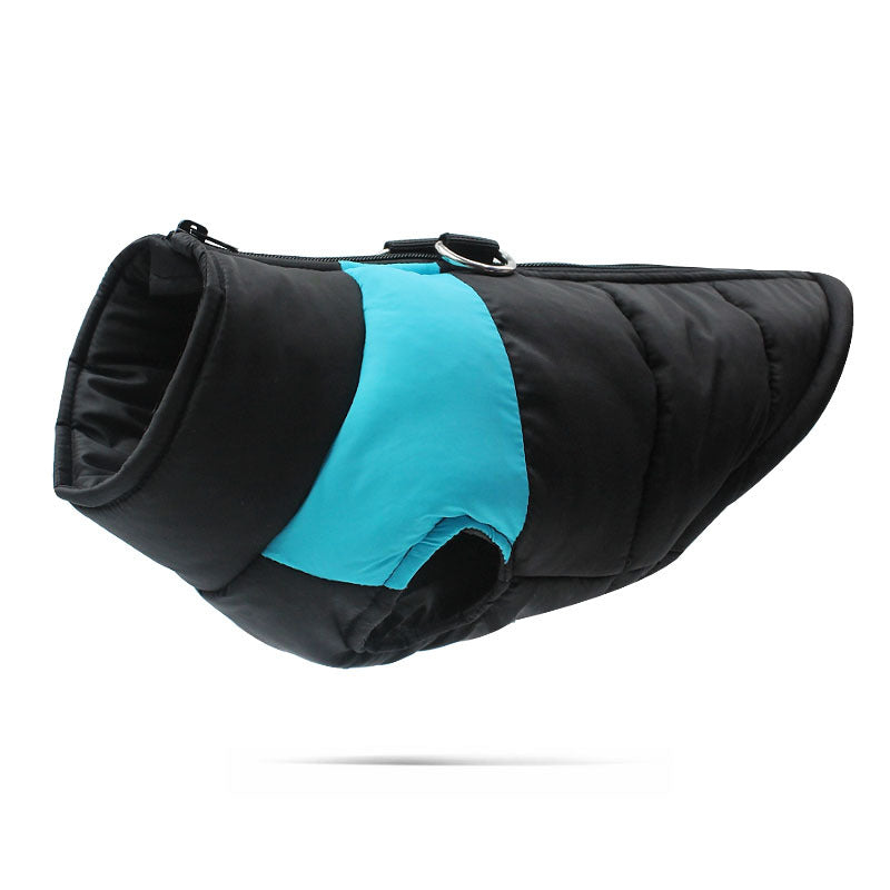 Hiver chaud vêtements pour animaux de compagnie imperméable chien rembourré Vest Zipper Veste pour petit Lar moyen
