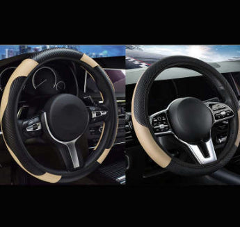 Couverture de volant de voiture cuir élastique sans vis