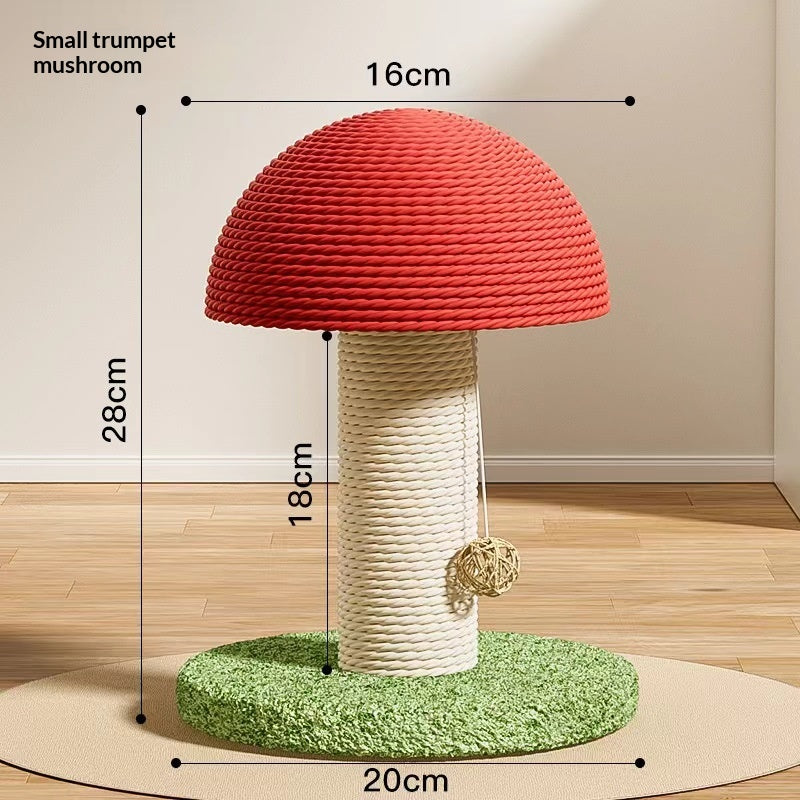 Jouet de chat de chat de champignons rouges
