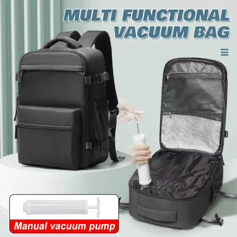 Compression sous vide minimaliste femelle Sac à dos de grande capacité