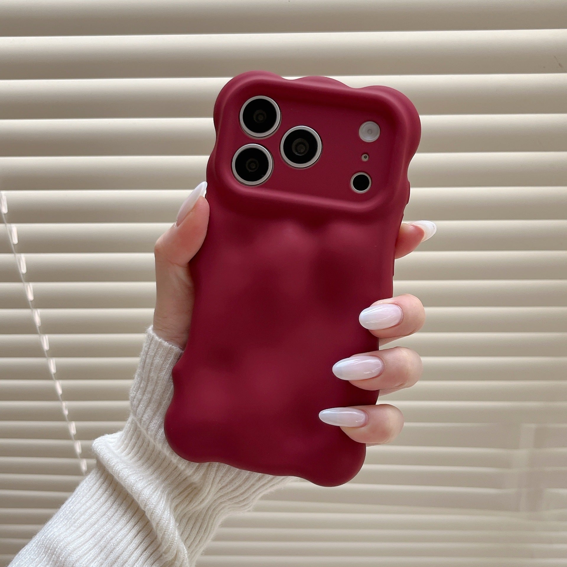 3D Meteorite Wave Case Téléphone compatible