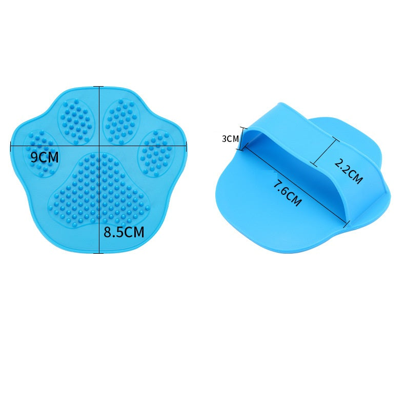Massage Nettoyage Silicone Brosse de bain multifonctionnelle pour animaux de compagnie