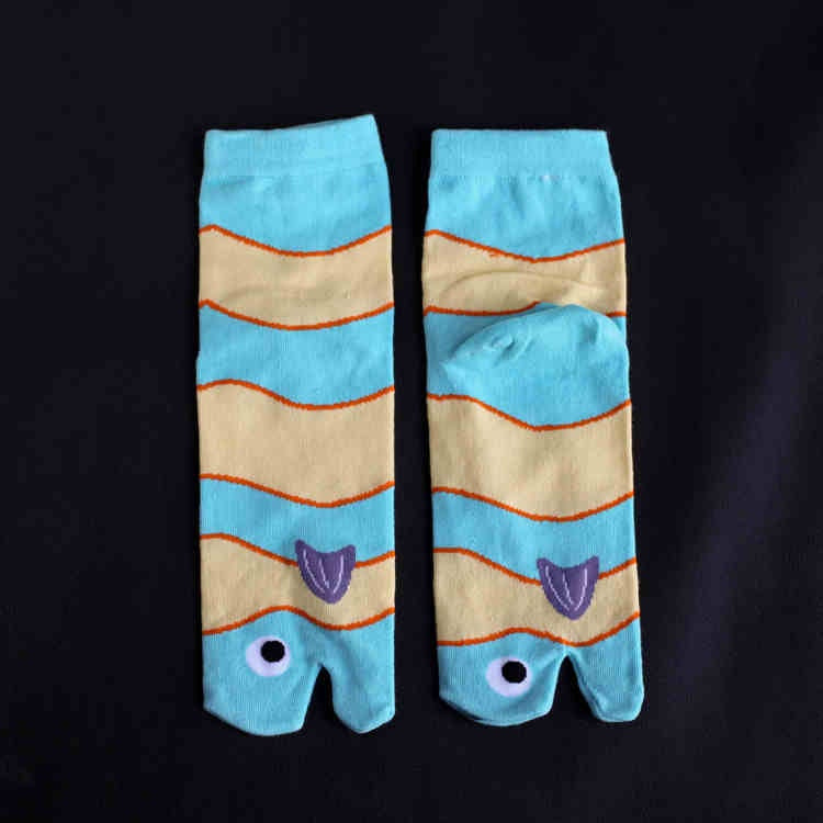 Chaussettes en coton à deux doigts pour hommes et femmes