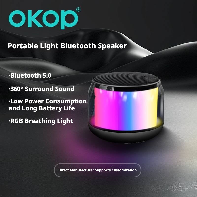 KP-S300 Mini haut-parleur Bluetooth portable le mieux vendu éclairage Sci-Fi cool multifonctionnel
