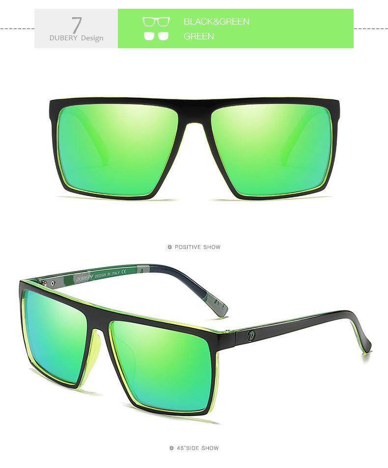 Lunettes de soleil polarisées avec revêtement en métal véritable