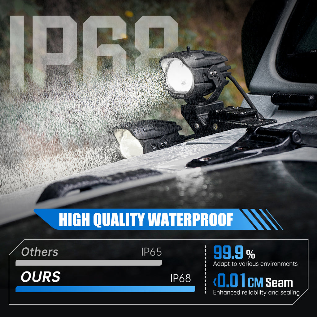 A-Pillar Spotlight Compatible avec les camions Ford Etc VTT Moto