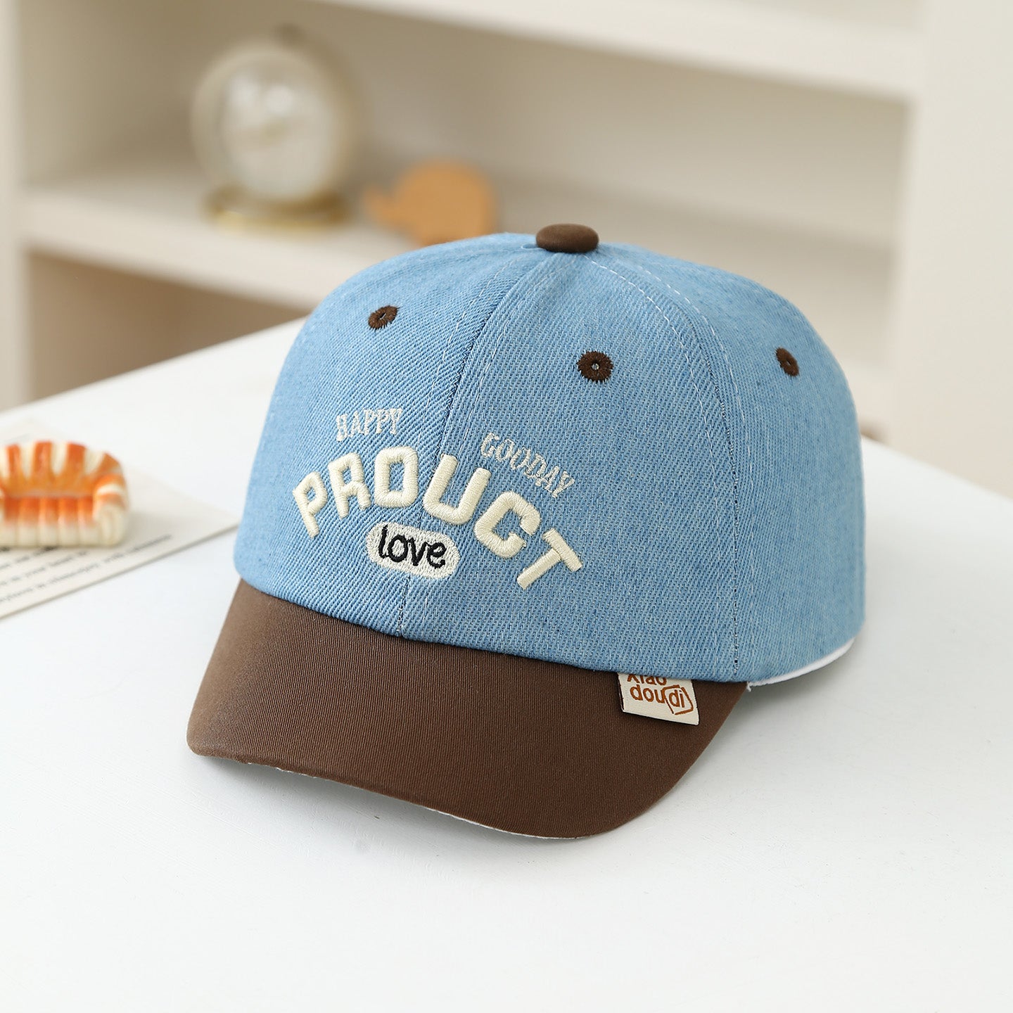 Chapeau d'été pour enfants - Casquette de baseball multicolore tendance pour enfants - Ba