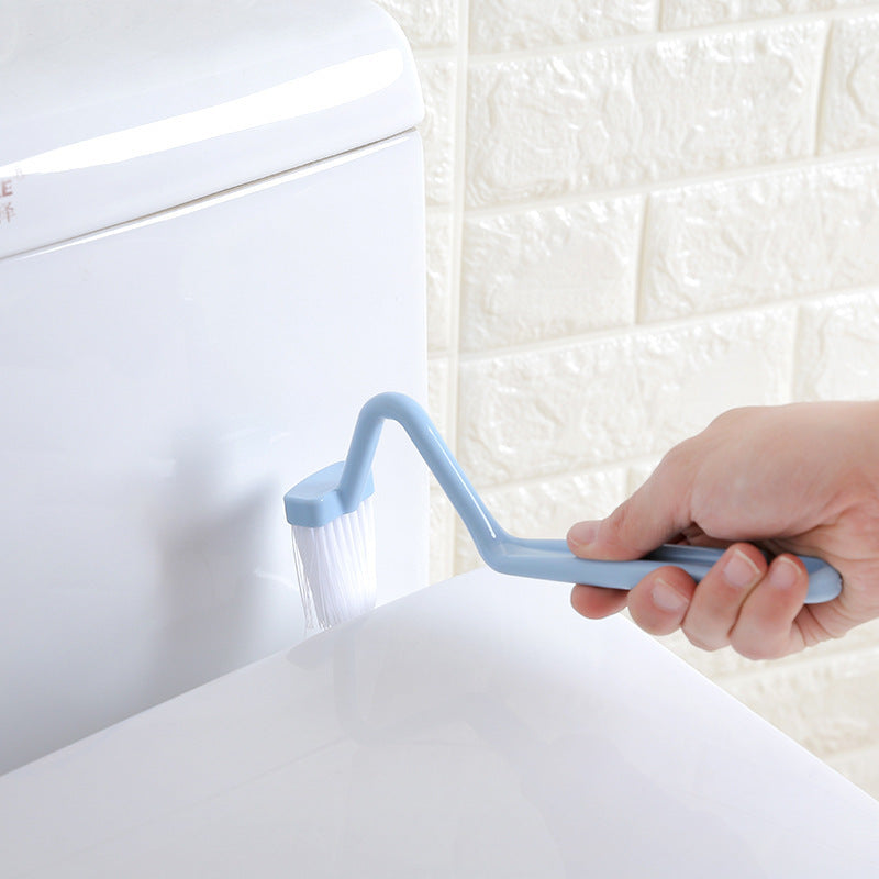 Toilette Courbée Brosse de nettoyage Gap outil Salle de bain Accessoire Long Poignée Wall Mounted Toilette S