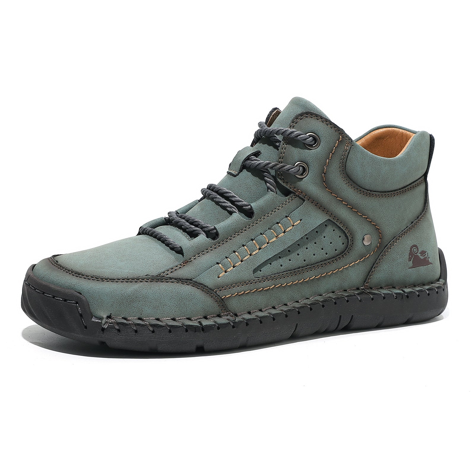 Hommes Confortable et respirant Chaussures haut-top à lacets plats