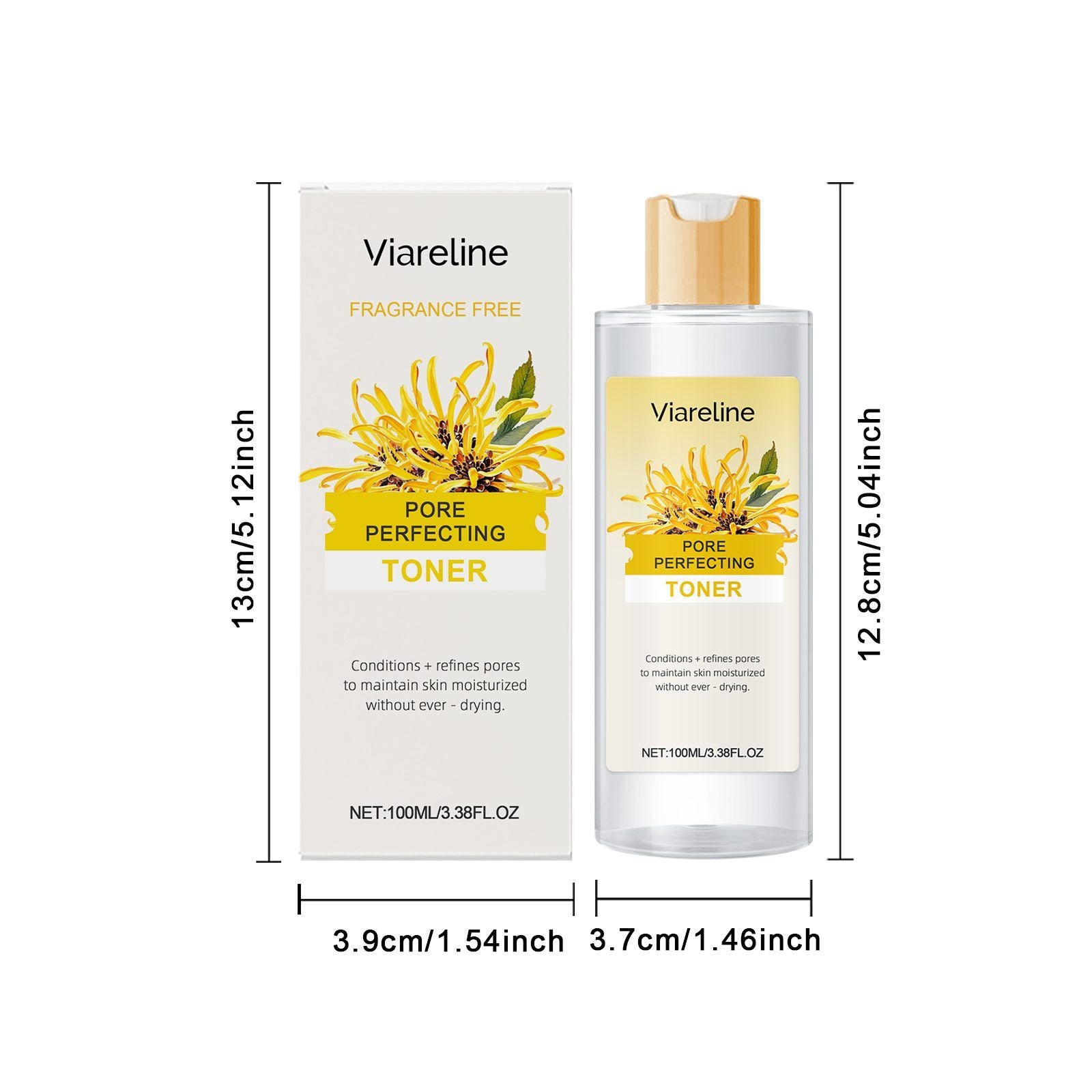 Visage hydratant du toner de la sorcière VIARELINE Hazel