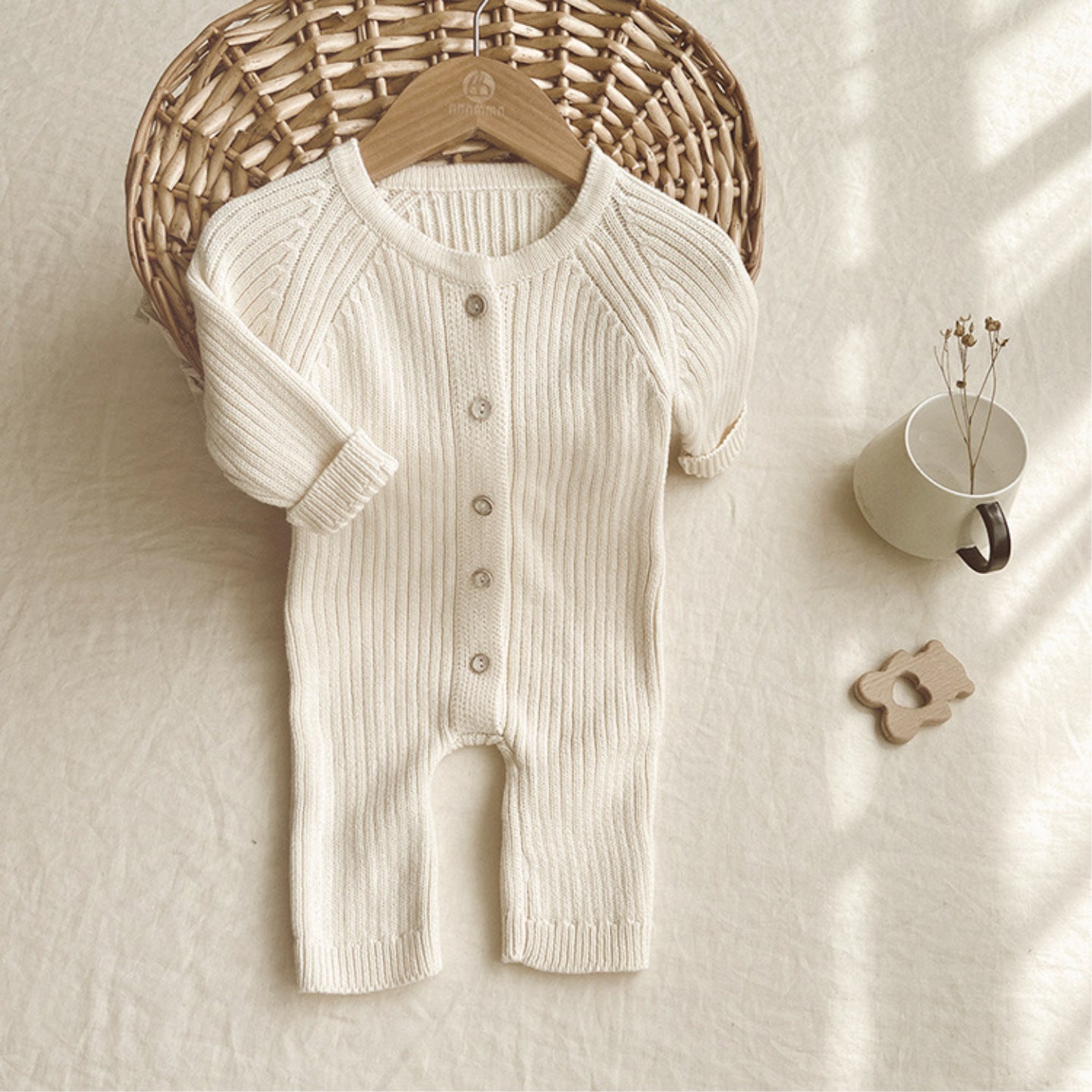 Vêtements de pâture pour enfants Romper avec chapeau d'ours