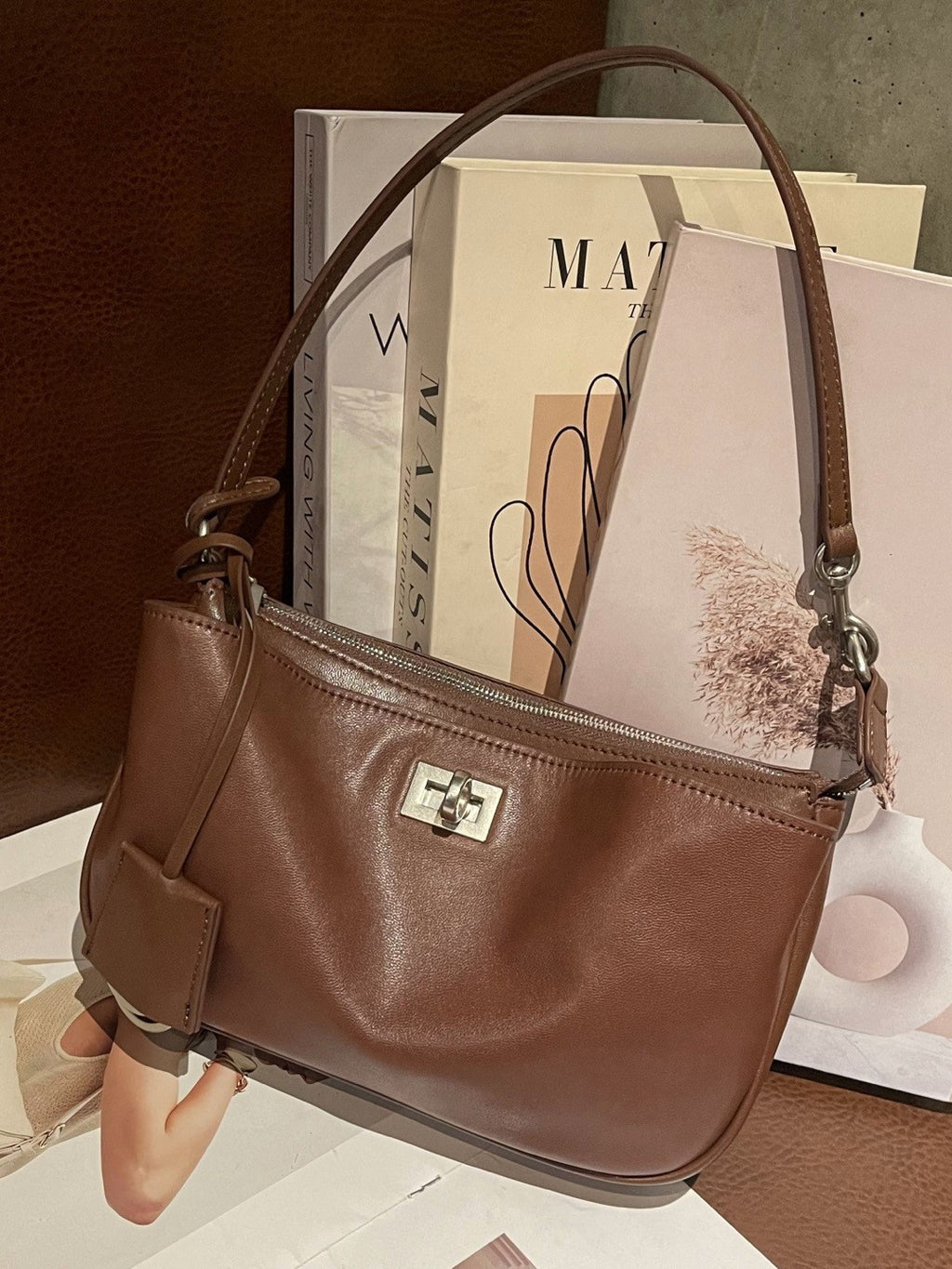 Top-grain Cowhide végétalisé Kelly Bag