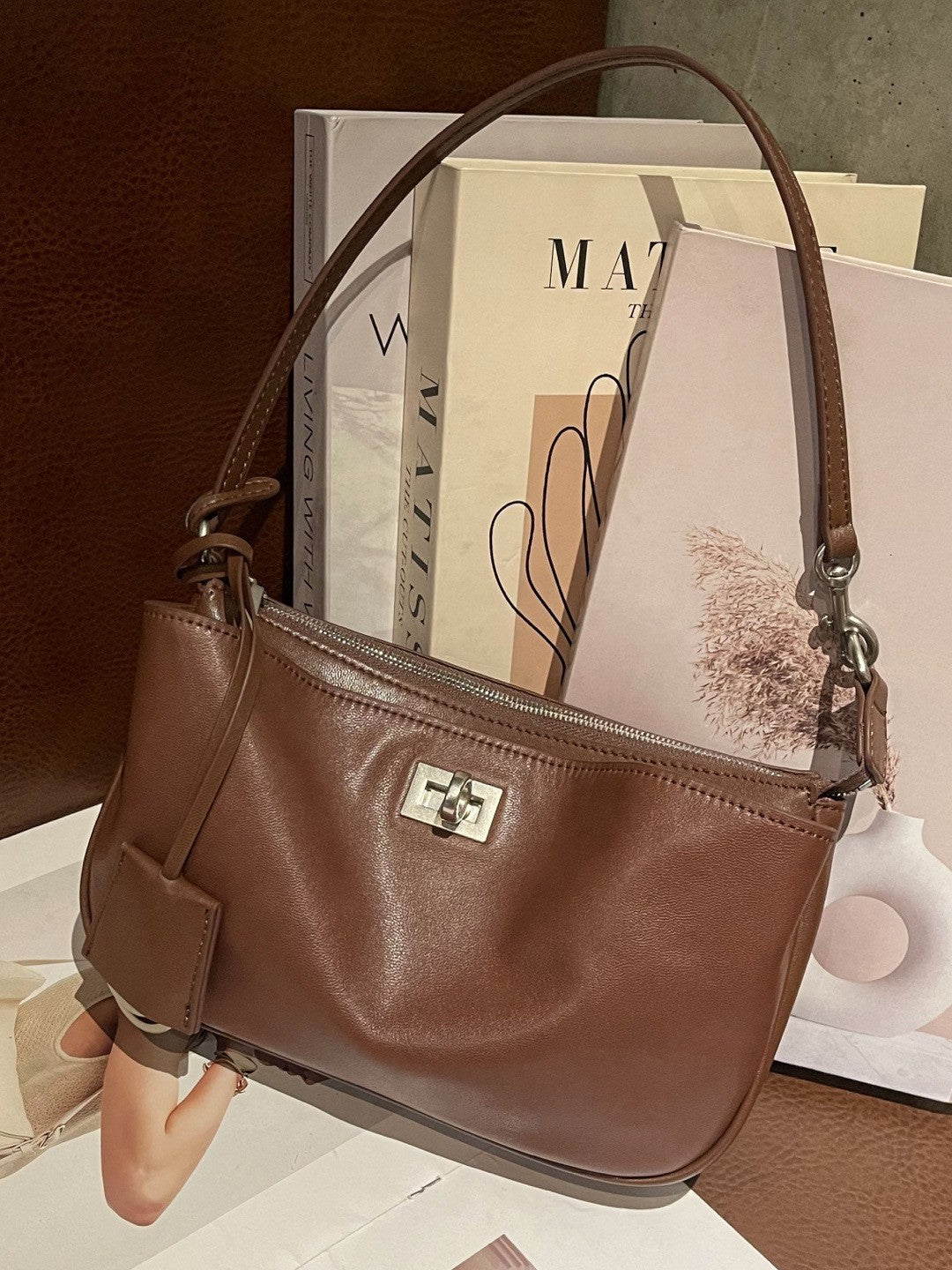 Top-grain Cowhide végétalisé Kelly Bag