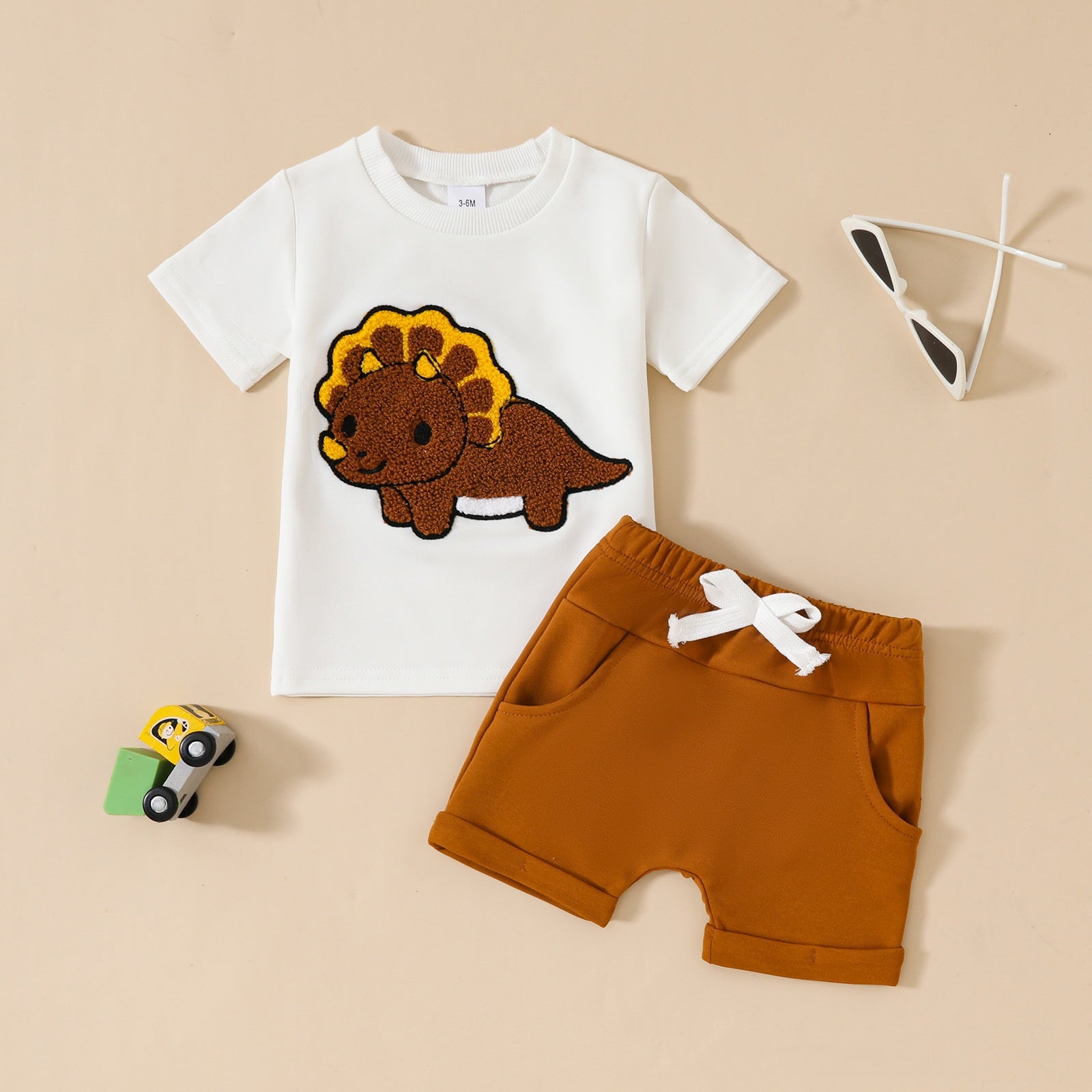 Ensemble de shorts à manches courtes pour garçons