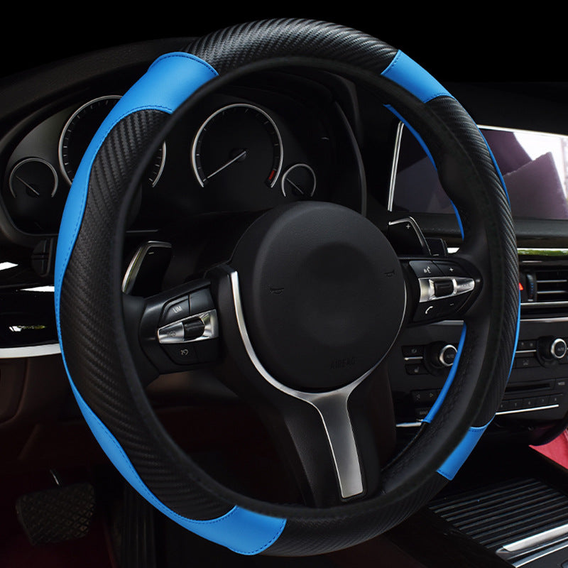 Couverture de volant de voiture cuir élastique sans vis