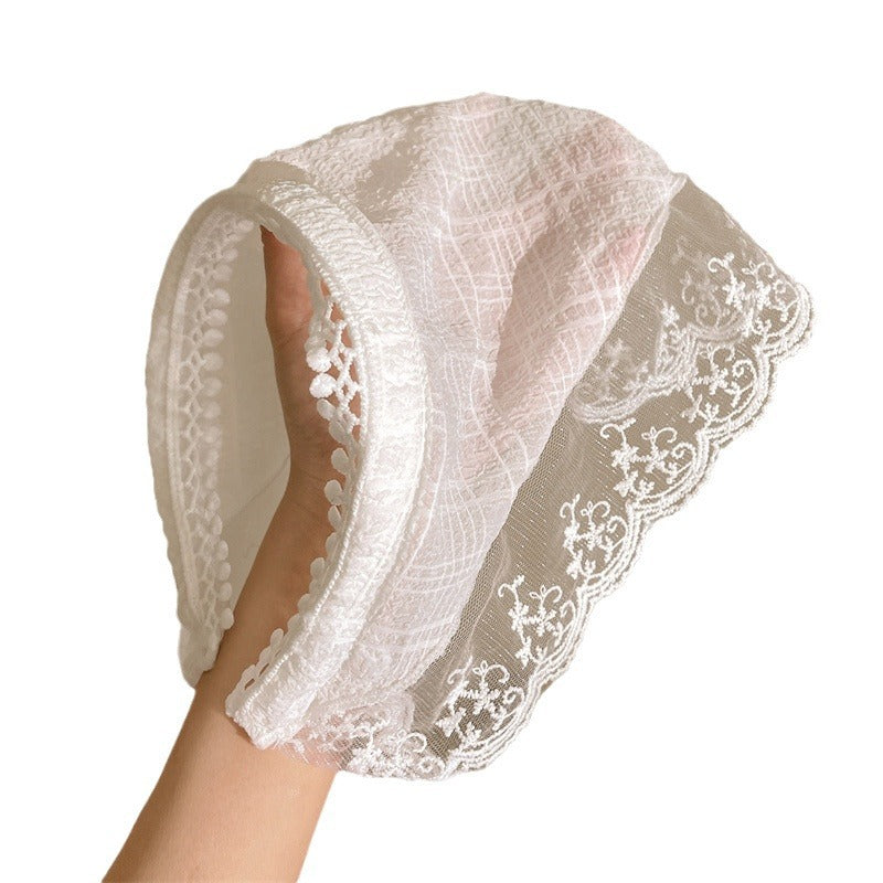 Baotou Kerchief Cap style pastoral Zhou également adresse avec les femmes du même genre