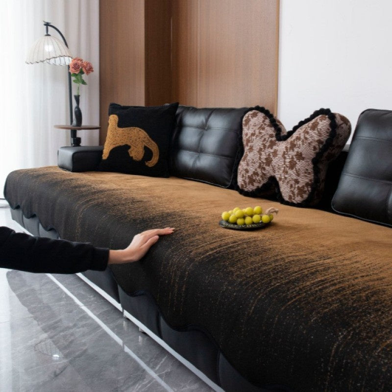 Coussin de canapé antidérapant haut de gamme minimaliste moderne léger