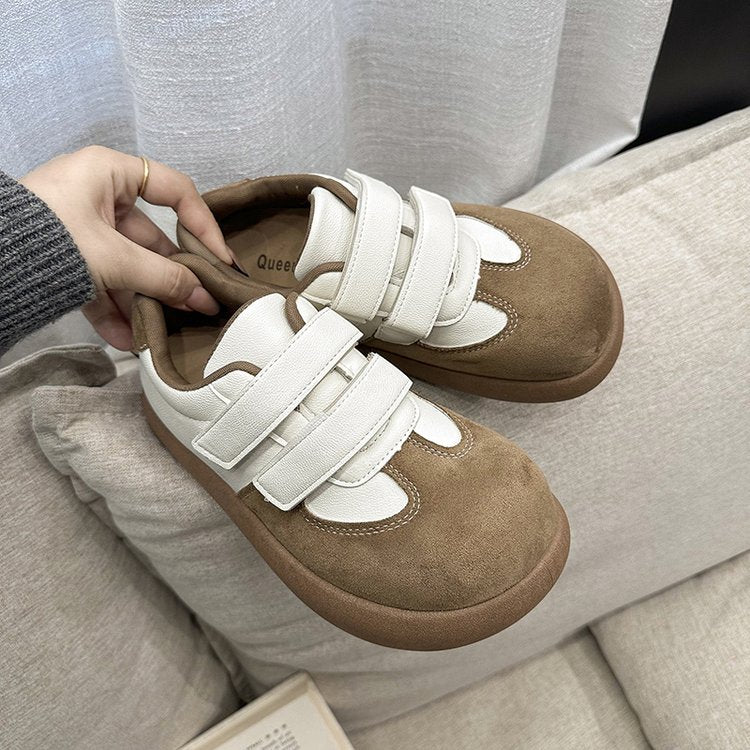 Chaussures Retro Soled Blanc Épaisseur pour Femmes