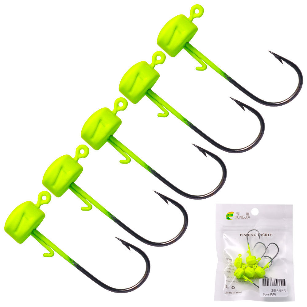 Haircut en forme de champignons Fishhook Jig Crochet Accessoires