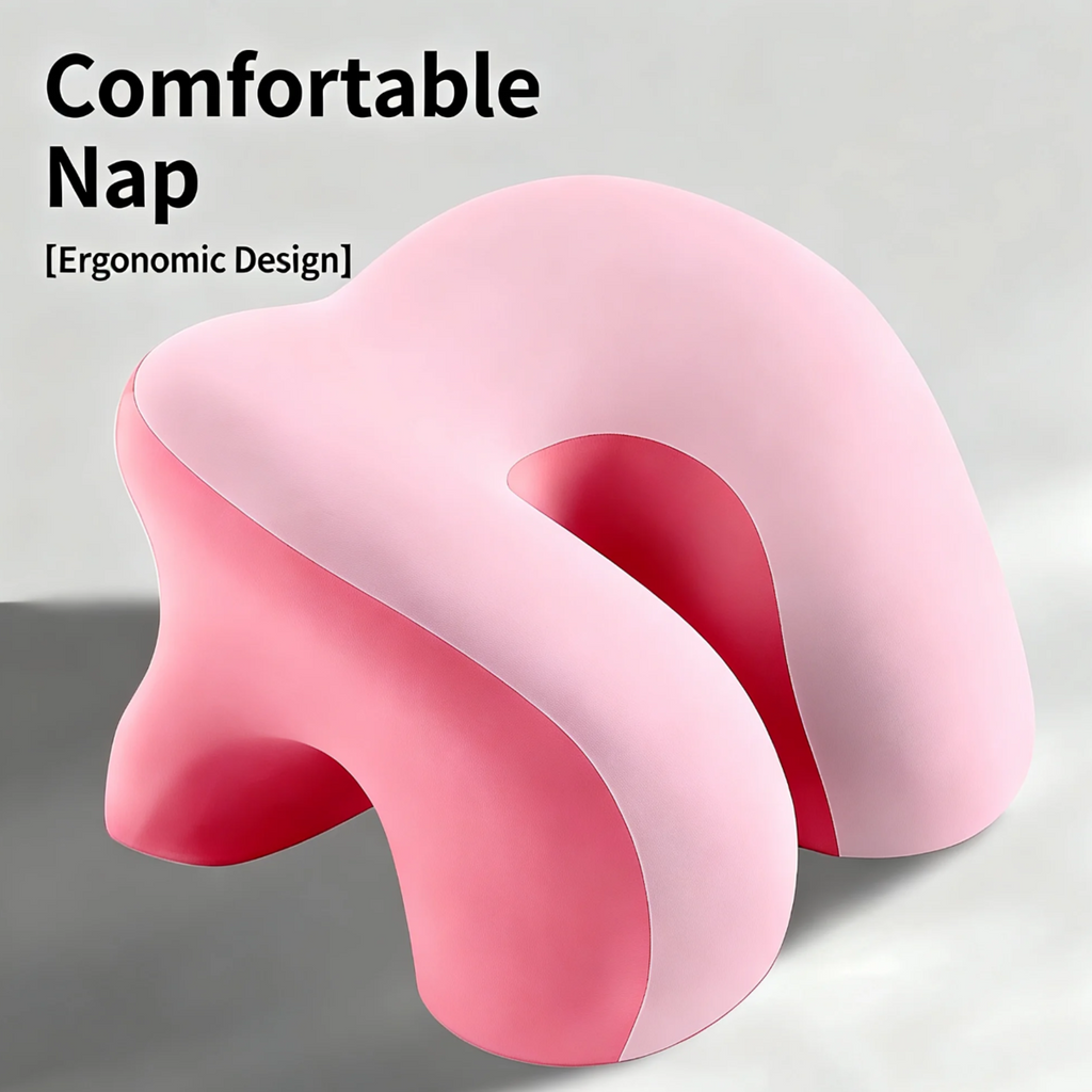 Oreiller en mousse de mémoire ergonomique pour le couchage de bureau